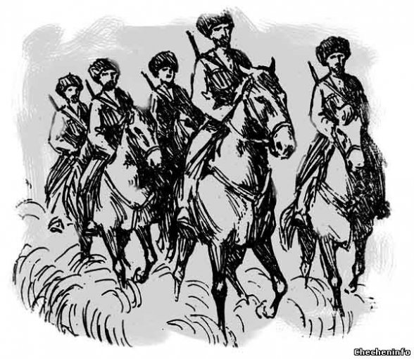 ЧЕЧНЯ. 1875 г.  Правительственная комиссия о о привлечении чеченцев на службу