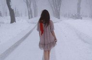 В России девочка замерзла на улице