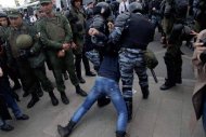 На антикоррупционном митинге в Москве задержали 136 несовершеннолетних