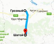 На дороге Грозный-Шатой произошел сход грязекаменной массы