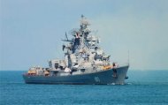 Россия вывела свой корабль из Средиземного моря