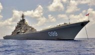 Российский военный корабль снова был замечен у берегов Латвии