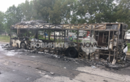 В Болгарии загорелся автобус, перевозивший туристов из России