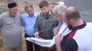 Р. Кадыров доволен ходом строительных работ в поселке Ойсхар