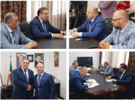В Минпромэнерго Чечни состоялась встреча министра Г. Таймасханова с Председателем Комитета по промышленной политике и инновациям Санкт-Петербурга