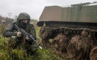 Российские военные провели учения в Абхазии