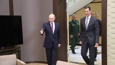 Президент Сирии неожиданно прилетел в Сочи на переговоры