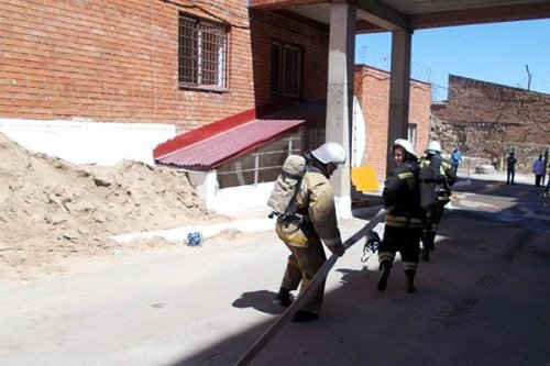 В Дагестане прошли совместные учения подразделений пожарной охраны УФСИН и ГУМЧС
