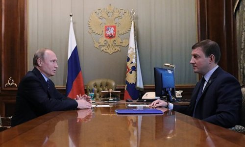 Владимир Путин провел встречу с секретарем Генсовета Партии Андреем Турчаком