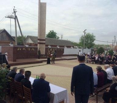 В районах Чечни отмечают День Победы