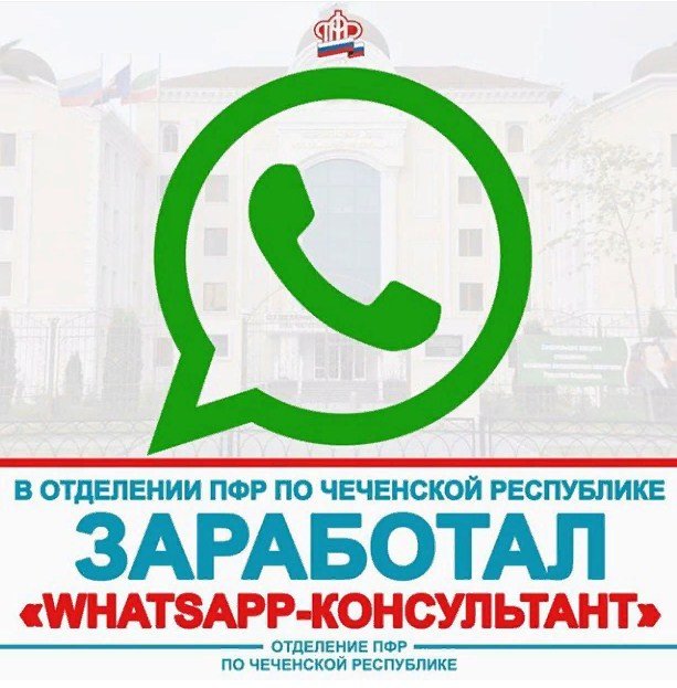 В Чечне заработал «WhatsApp консультант» ПФР
