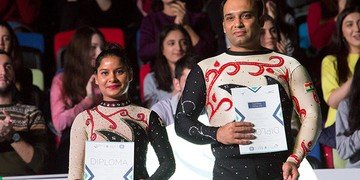 АЗЕРБАЙДЖАН. Индийские гимнасты получили приз журналистских симпатий Кубка мира по акробатике в Баку