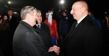 АЗЕРБАЙДЖАН. Начался официальный визит президента Азербайджана в Белоруссию