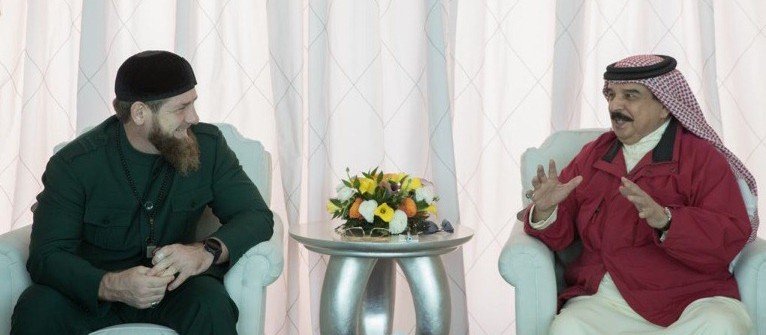 ЧЕЧНЯ.  Р. Кадыров встретился с королем Бахрейна