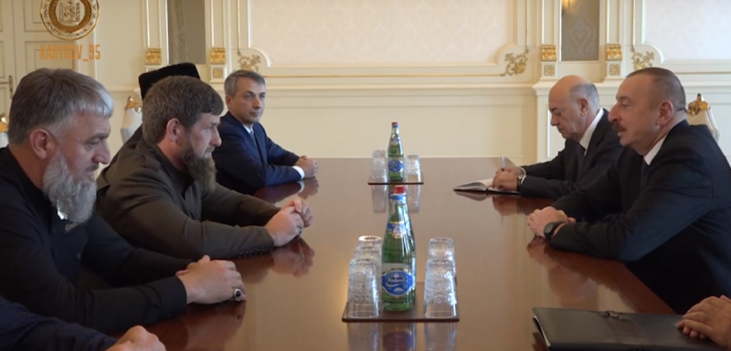 ЧЕЧНЯ. Р. Кадыров встретился с Президентом Азербайджана И. Алиевым