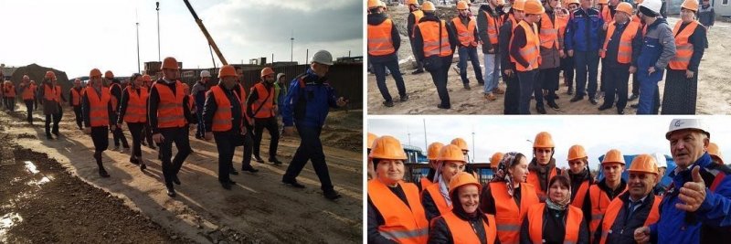 ЧЕЧНЯ. Студенты ГГНТУ посетили строительную площадку «Грозненская ТЭС»