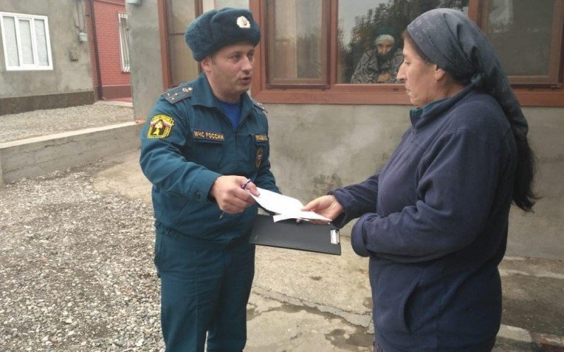 ЧЕЧНЯ.  В Чечне проводится противопожарная акция «Безопасный дом»