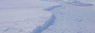 NASA опубликовало снимок гигантского айсберга