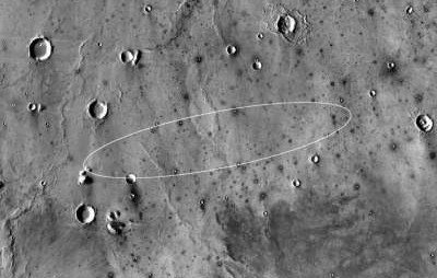 NASA опубликовало впечатляющий снимок места посадки на Марсе