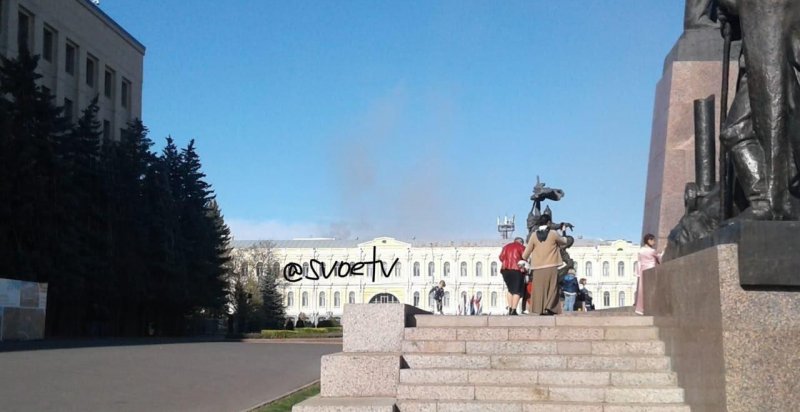 СТАВРОПОЛЬЕ. В центре Ставрополя горит ресторан