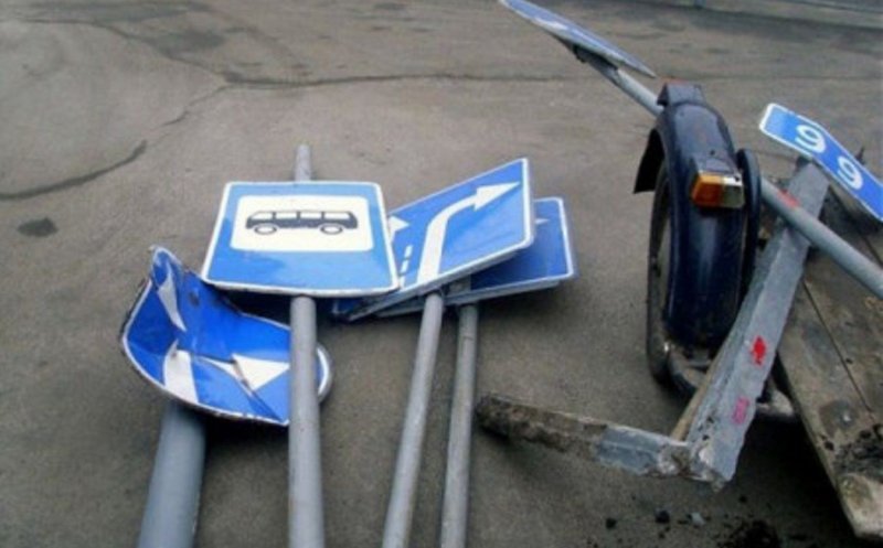 СТАВРОПОЛЬЕ. Житель Ставрополья украл 8 дорожных знаков