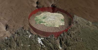 В Гренландии найден гигантский ударный кратер