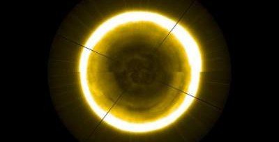 Астрономы показали изображение северного полюса Солнца