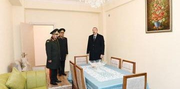 АЗЕРБАЙДЖАН. Ильхам Алиев принял участие в церемонии предоставления квартир военнослужащим в Баку