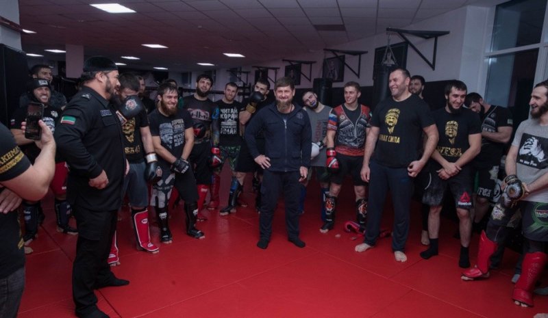 ЧЕЧНЯ. Р. Кадыров оценил тренировку бойцов клуба "Ахмат"