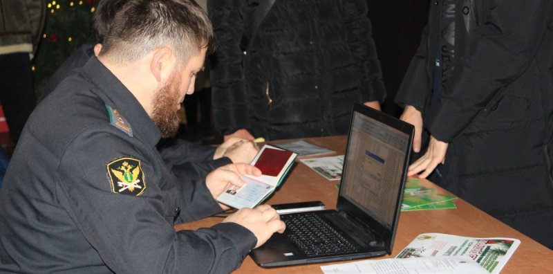 ЧЕЧНЯ. Свыше 1 млн. руб. взыскано чеченскими судебными приставами в рамках Всероссийской акции «Узнай о своих долгах»