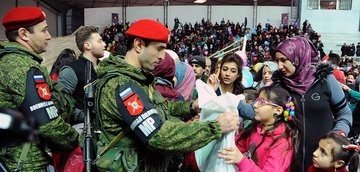 ЧЕЧНЯ. В Чечне встретили батальон военной полиции, вернувшийся из Сирии