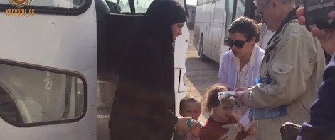 ЧЕЧНЯ. В Россию доставлены 30 детей из Ирака