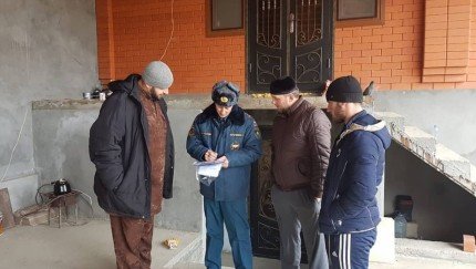 ЧЕЧНЯ. Жителей Чечни обучают противопожарным правилам