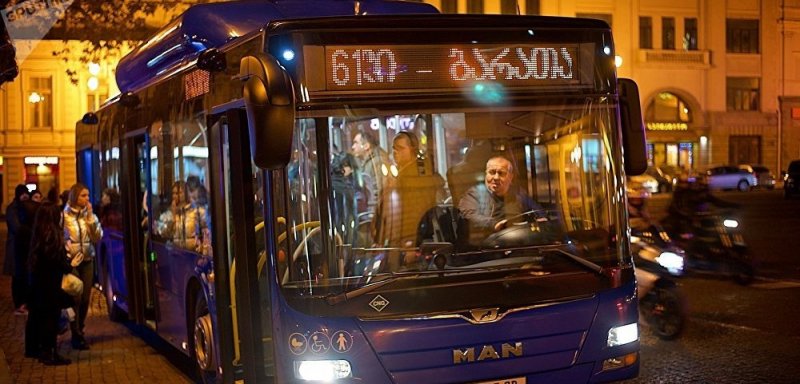 ГРУЗИЯ: В Тбилиси транспорт в новогоднюю ночь будет работать бесплатно