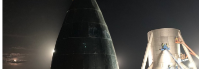 Маск показал вторую ступень тяжелой ракеты Starship