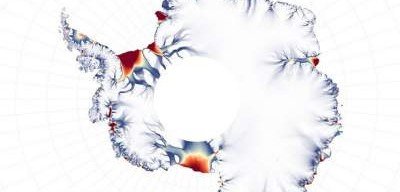 NASA опубликовало карту тающих ледников Антарктиды
