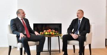 АЗЕРБАЙДЖАН. Ильхам Алиев провел переговоры с Мамукой Бахтадзе