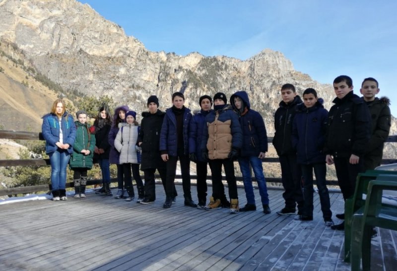 ИНГУШЕТИЯ. Школьники Ингушетии принимают участие в показательных мероприятиях по альпинизму