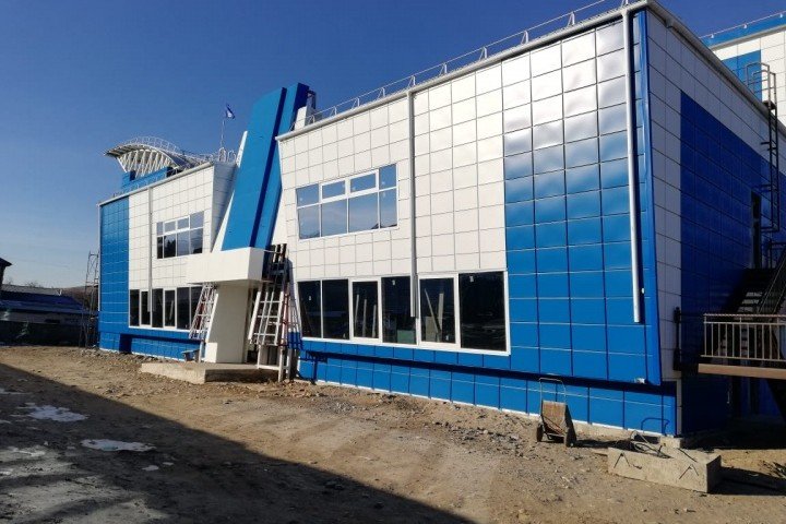 КЧР. В Усть-Джегуте продолжается активное строительство физкультурно-оздоровительного комплекса