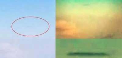 Пассажир самолета заснял НЛО в канадском небе