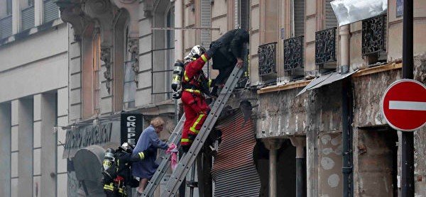 В центре Парижа прогремел мощный взрыв