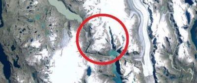 В рельефе Гренландии разглядели огромный треугольник