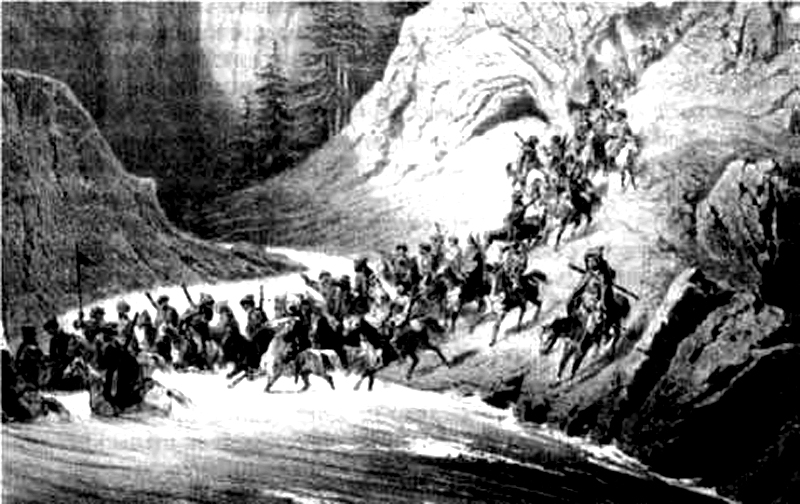 Сражение с крымскими ханом в Ханкальском ущелье. 17 сентября 1735 год.