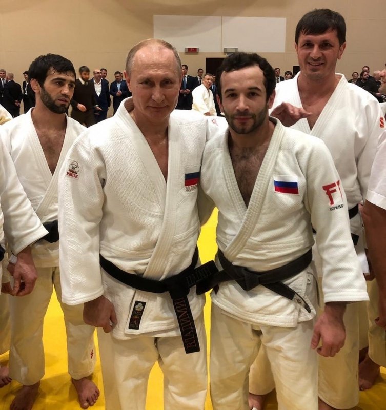 АДЫГЕЯ. Президент РФ провел тренировку с дзюдоистами Адыгеи