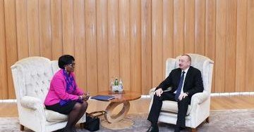 АЗЕРБАЙДЖАН. Ильхам Алиев встретился с региональным директором Всемирного банка по Южному Кавказу