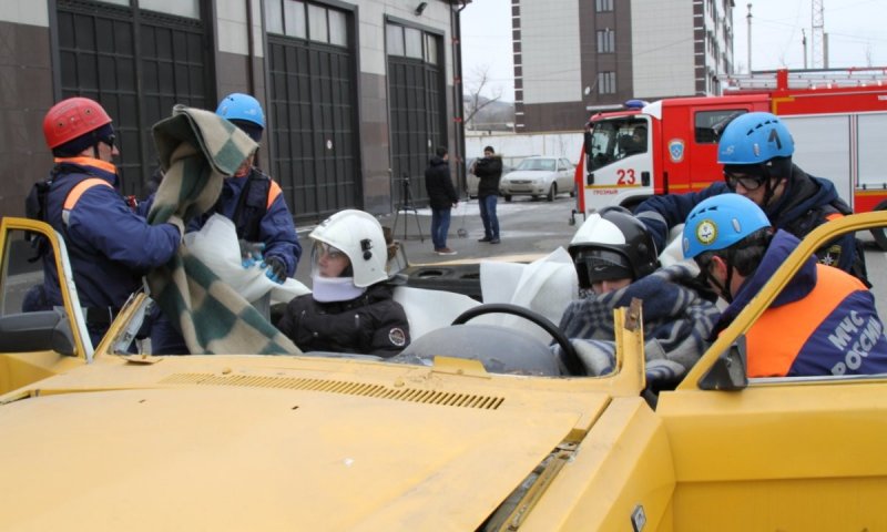 ЧЕЧНЯ. Определились победители соревнований по ликвидации последствий ДТП