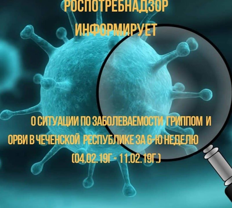 ЧЕЧНЯ. Роспотребнадзор по ЧР информирует: В Чечне не превышен недельный эпидемический порог заболеваемости ОРВИ