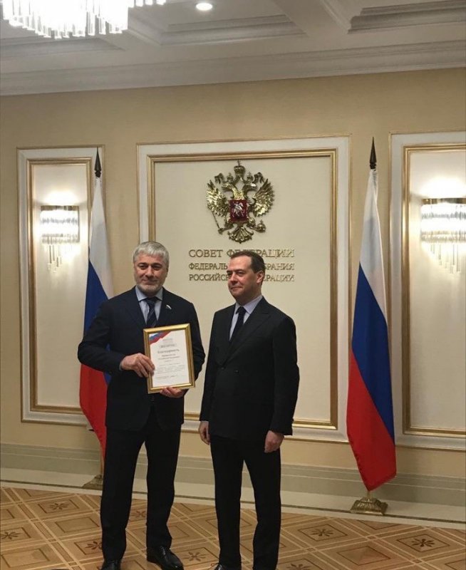 ЧЕЧНЯ. Сулейман Геремеев получил благодарность от премьер-министра России