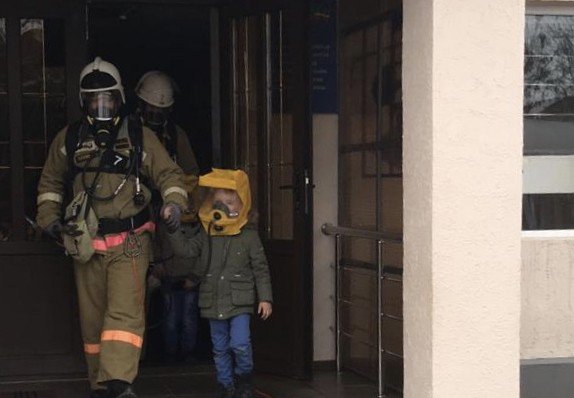 ЧЕЧНЯ. В Ачхой-мартановском детском саду прошло пожарно-тактическое занятие