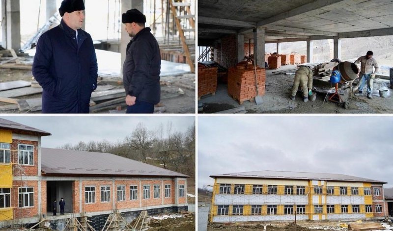 ЧЕЧНЯ. В Ножай-Юртовском районе строится школа на 120 мест